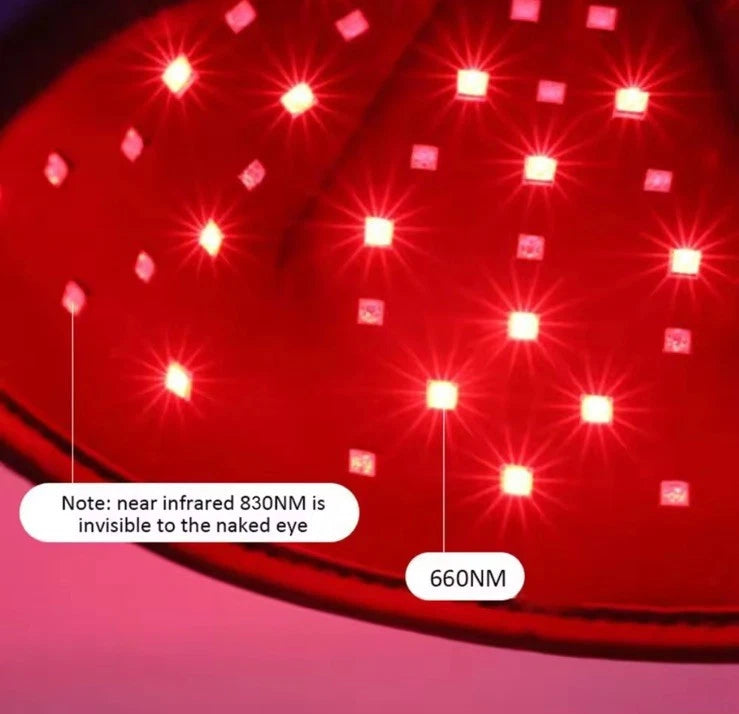 Terapia LED Ricrescita capelli a infrarossi LASER